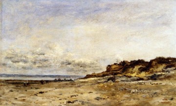 Marea baja en Villerville Barbizon paisaje impresionista Charles Francois Daubigny Pinturas al óleo